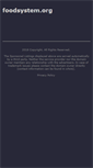 Mobile Screenshot of foodsystem.org