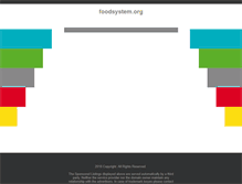 Tablet Screenshot of foodsystem.org